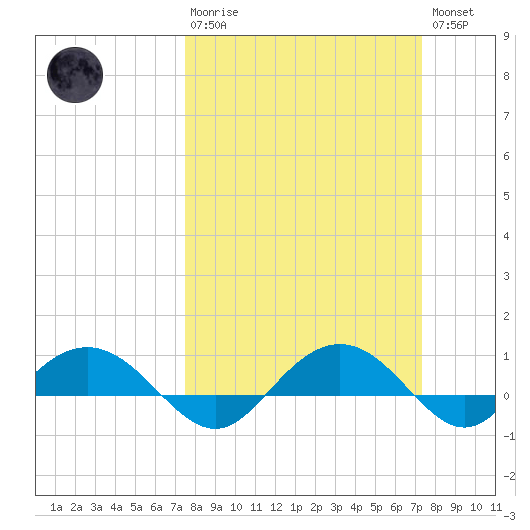 Pitch Landing tide chart for Sunday, March 10, 2024