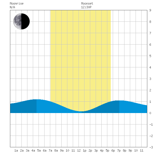 Placida tide chart for Thursday, December 11, 2025