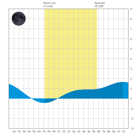 Placida tide chart for Friday, December 19, 2025