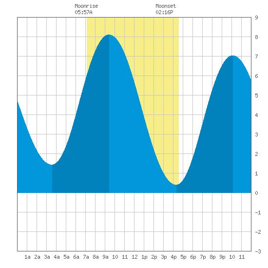 Plum Island Beach tide chart for Friday, January 16, 2026