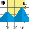 Bonita Cove tide chart for Saturday, July 31, 2021