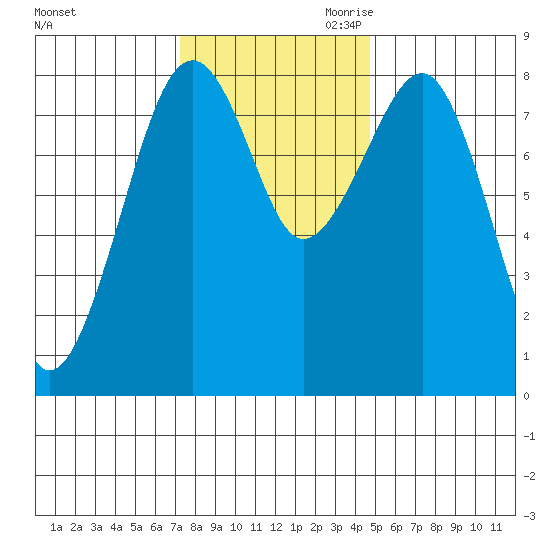 Ocean Shores tide chart for Friday, November 12, 2021