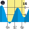 Ocean Shores tide chart for Wednesday, August 16, 2023