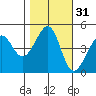 Point Chauncey tide chart for Thursday, October 31, 2024