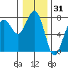 Pacific Beach tide chart for Tuesday, December 31, 2024