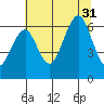 Pacific Beach tide chart for Thursday, July 31, 2025