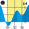 Point San Pedro tide chart for Sunday, June 14, 2026