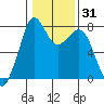 Bellingham tide chart for Sunday, January 31, 2021