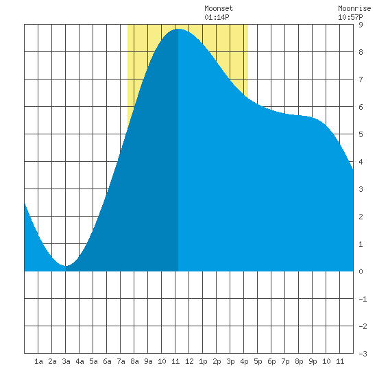 Bellingham tide chart for Friday, November 26, 2021