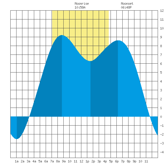 Bellingham tide chart for Sunday, November 7, 2021