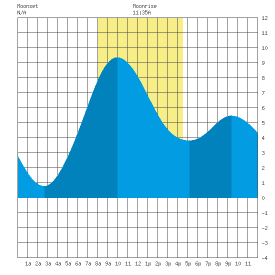 Bellingham tide chart for Saturday, January 8, 2022