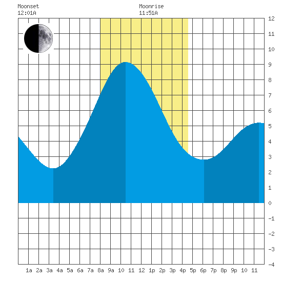 Bellingham tide chart for Sunday, January 9, 2022