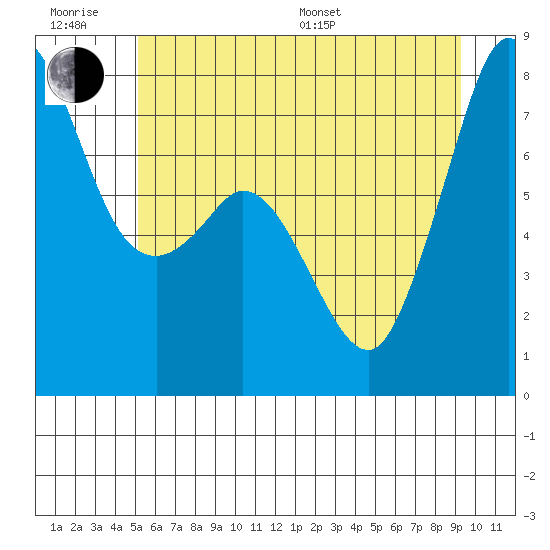 Bellingham tide chart for Friday, June 28, 2024