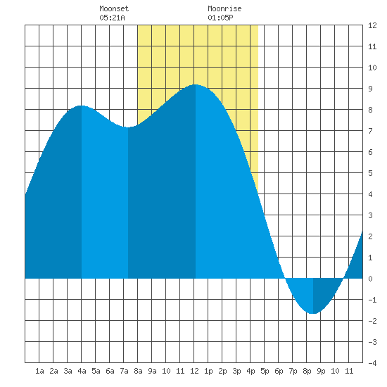 Bellingham tide chart for Friday, January 10, 2025