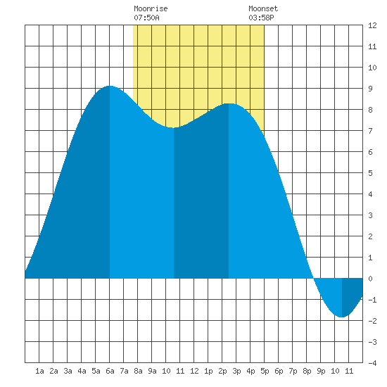 Bellingham tide chart for Tuesday, January 28, 2025