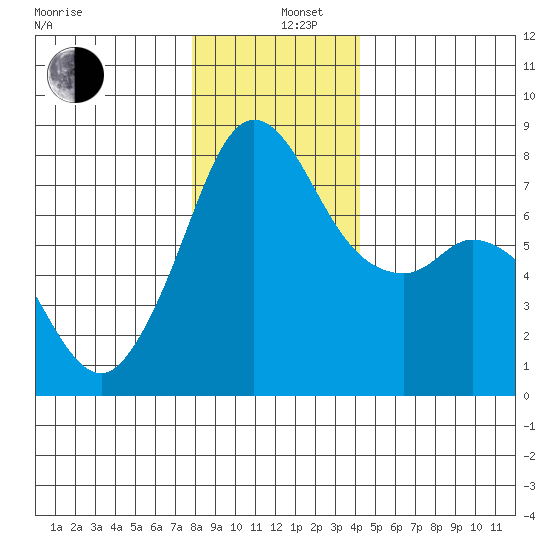 Bellingham tide chart for Thursday, December 11, 2025