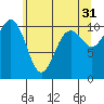 Vashon Island Ferry tide chart for Wednesday, May 31, 2023
