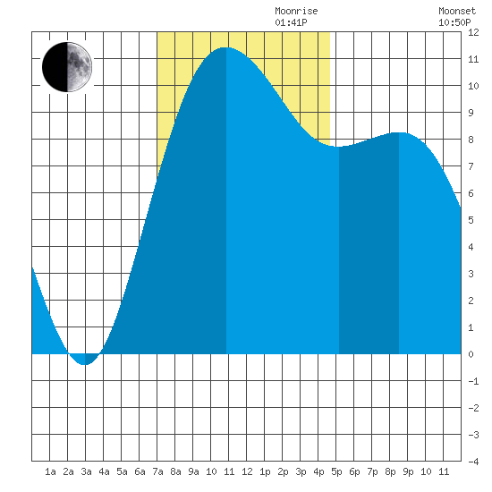 Vashon Island Ferry tide chart for Friday, November 8, 2024