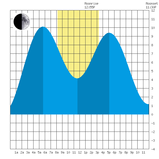 Port Alice tide chart for Friday, December 10, 2021