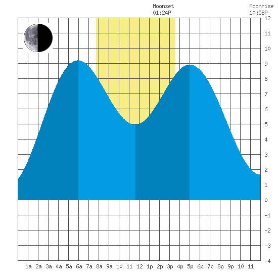 Port Alice tide chart for Friday, November 22, 2024