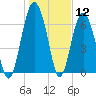 Crescent tide chart for Tuesday, January 12, 2021