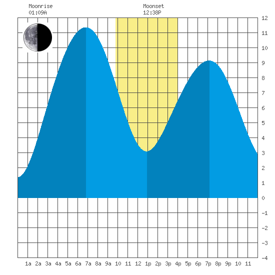 Port Chalmers tide chart for Wednesday, January 6, 2021