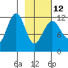 Port Chatham tide chart for Sunday, February 12, 2023