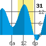 Port Chatham tide chart for Saturday, January 31, 2026