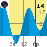 Port Chatham tide chart for Sunday, June 14, 2026