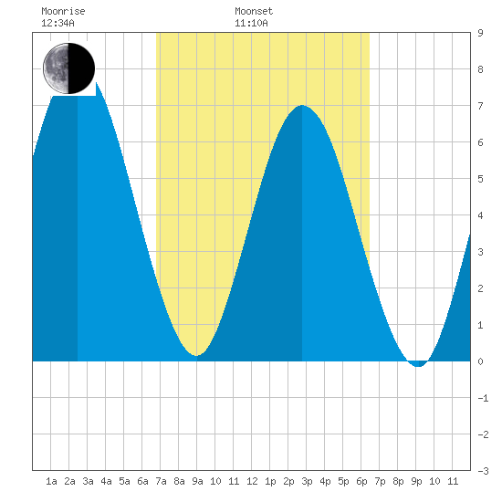 Below Spring Bluff tide chart for Friday, March 5, 2021