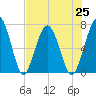 Below Spring Bluff tide chart for Sunday, July 25, 2021