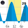 Below Spring Bluff tide chart for Wednesday, January 29, 2025