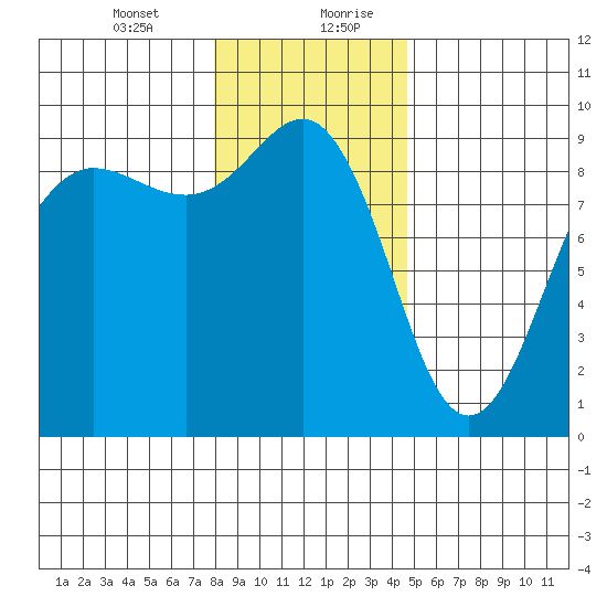 Port Ludlow tide chart for Wednesday, January 12, 2022