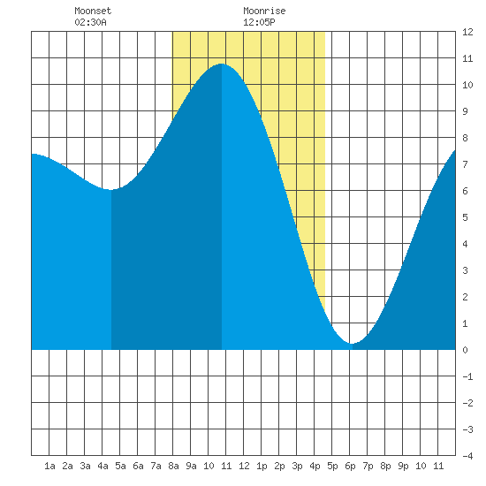 Port Ludlow tide chart for Wednesday, January 8, 2025
