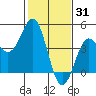 Port San Luis tide chart for Saturday, January 31, 2026