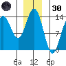 Crib Point tide chart for Monday, December 30, 2024
