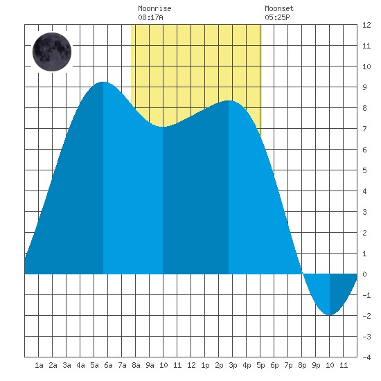 Port Townsend tide chart for Wednesday, January 29, 2025