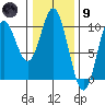 Port Walter tide chart for Friday, February 9, 2024