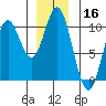 Port Walter tide chart for Monday, December 16, 2024
