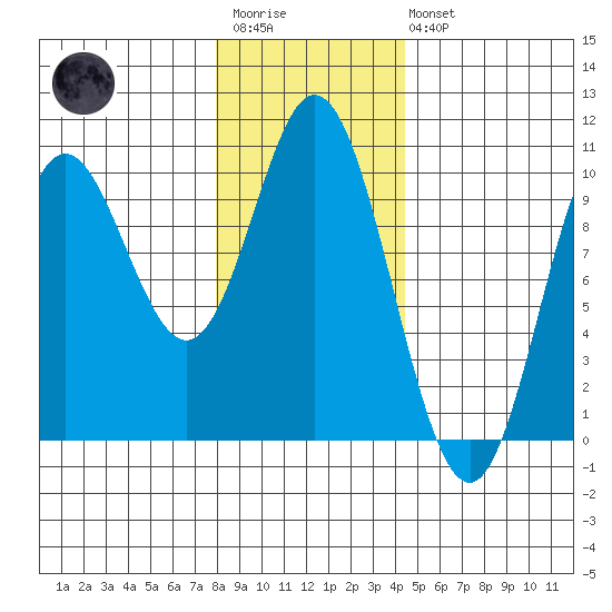 Port Walter tide chart for Wednesday, January 29, 2025