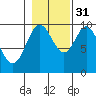 Port Walter tide chart for Friday, October 31, 2025