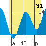 Pogibshi Point tide chart for Monday, July 31, 2023