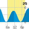 North Capers Island tide chart for Tuesday, June 25, 2024