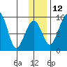 Protection Point tide chart for Sunday, December 12, 2021
