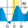 Protection Point tide chart for Friday, December 31, 2021