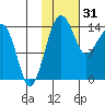 Protection Point tide chart for Tuesday, January 31, 2023