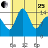 Protection Point tide chart for Sunday, June 25, 2023