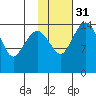 Protection Point tide chart for Wednesday, January 31, 2024