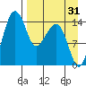 Protection Point tide chart for Saturday, August 31, 2024