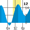 Protection Point tide chart for Thursday, December 12, 2024